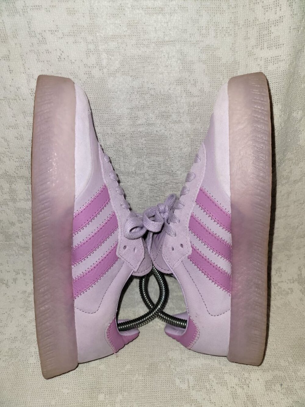 Adidas Sambae Samba OG Preloved Purple Lilac Tan Gum JS3955 Women's Size 6.5 - Picture 15 of 15